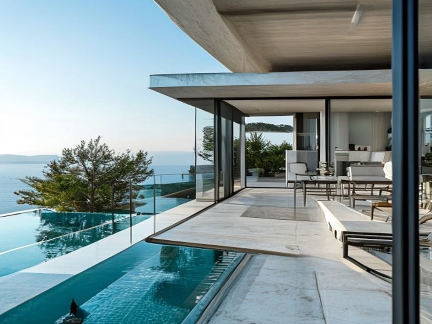 Çeşme Villa Sürme Cam - 1